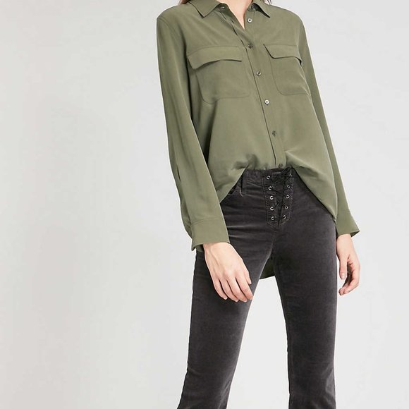 AG Jodi Crop Lace-Up Rich Mercury 26 - Picture 4 of 15